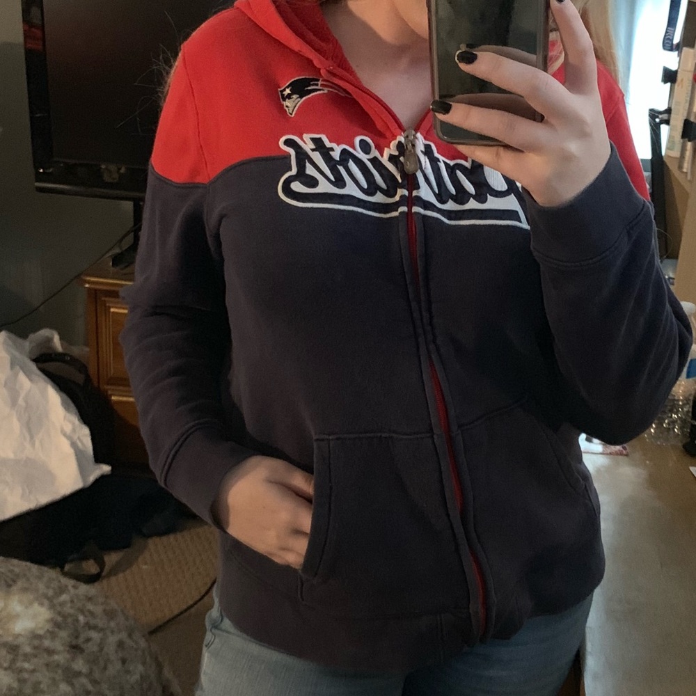 Patriots Zip up sweater